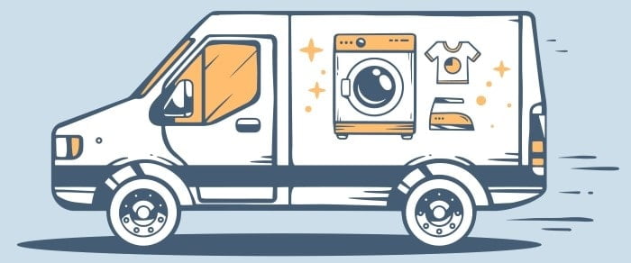Mandy's Laundry - Pickup and Delivery Van